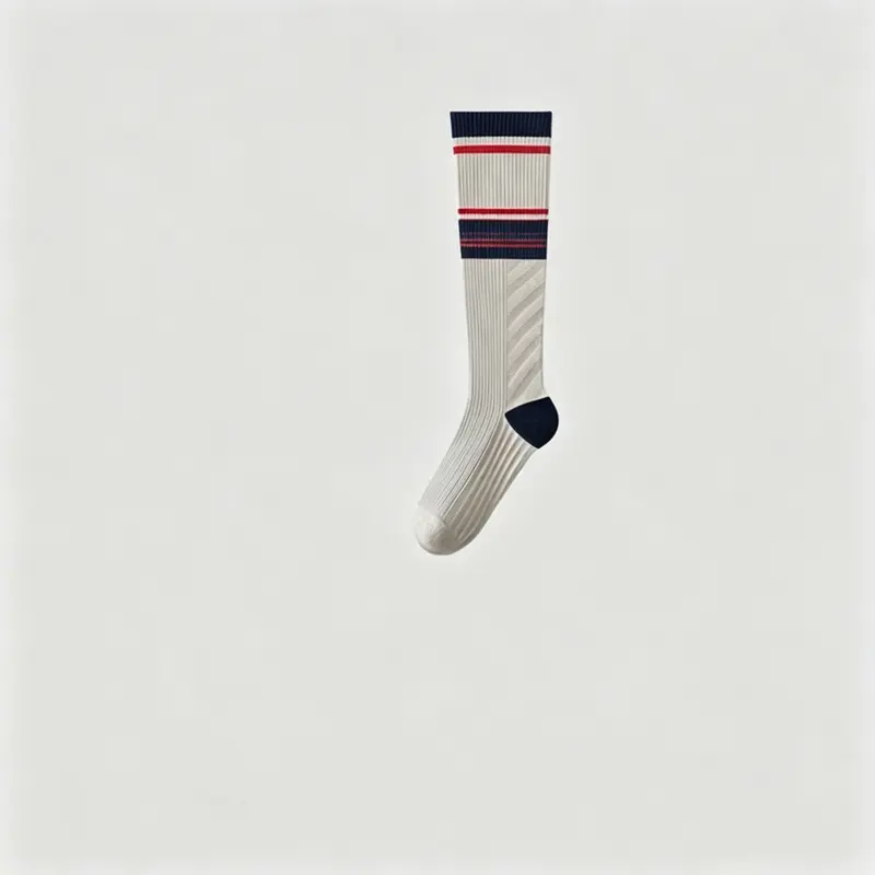 MISTYNE Travel Compression Socks — Style 07 in White