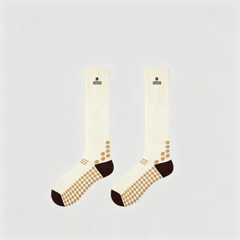 MISTYNE Daily Compression Socks — Style 06 in Cream