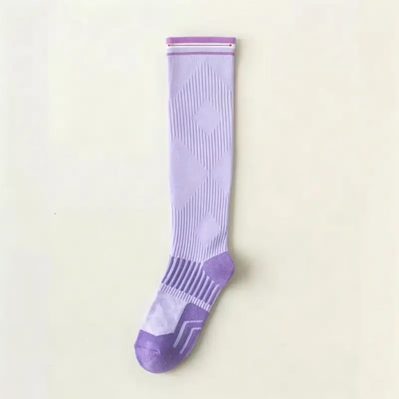 MISTYNE Recovery Compression Socks — Style 08 in Purple 1