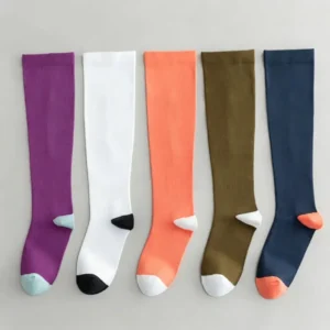 MISTYNE Studio Compression Socks — Style 10 in Purple