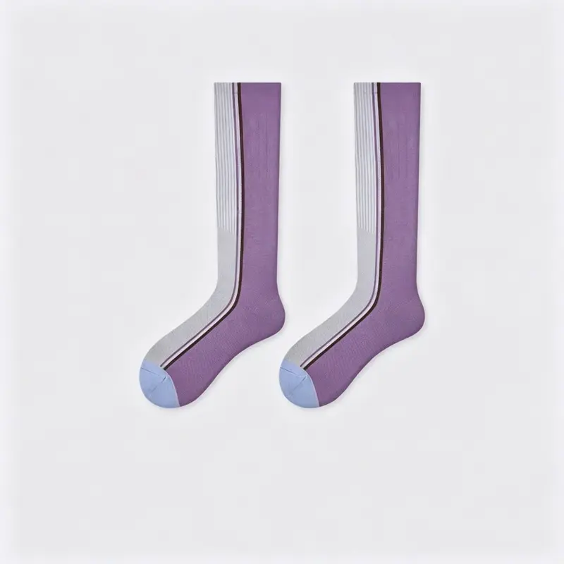 MISTYNE Daily Compression Socks — Style 07 in Purple 2