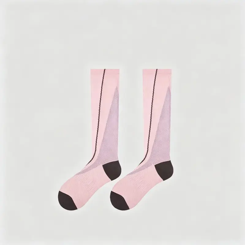 MISTYNE Daily Compression Socks — Style 07 in Pink