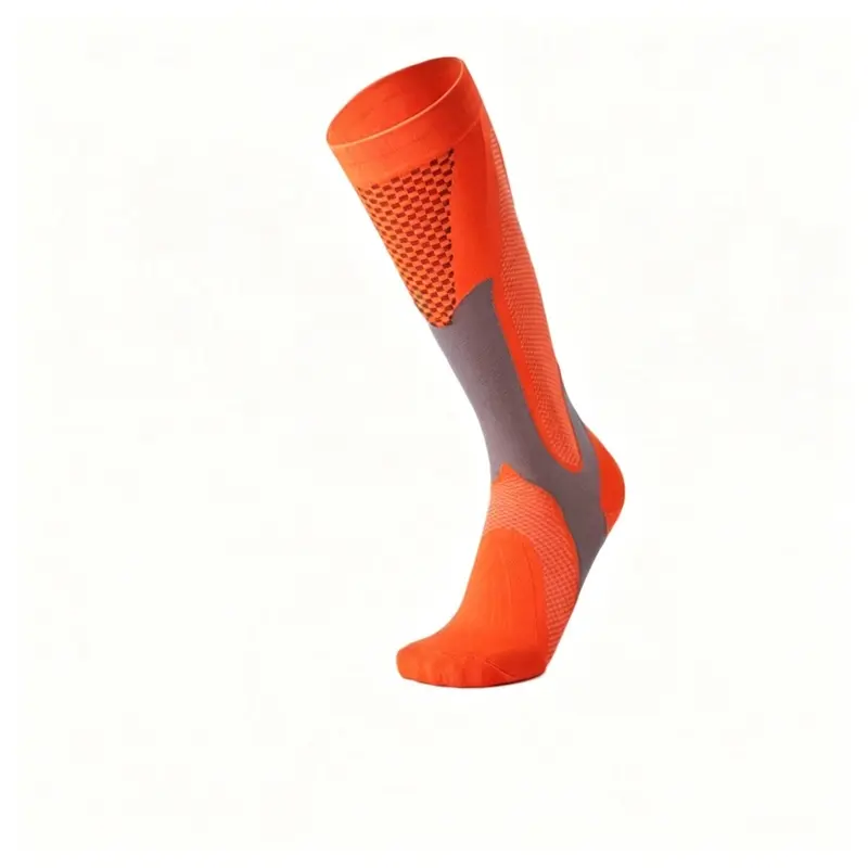 MISTYNE Studio Compression Socks — Style 05 in Orange 2