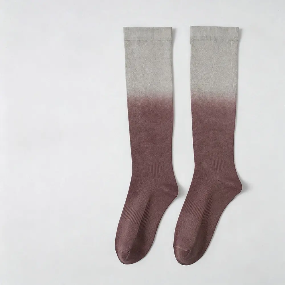 MISTYNE Recovery Compression Socks — Style 01 in Gray Brown