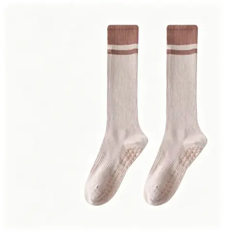 MISTYNE Studio Compression Socks — Style 01 in Cream