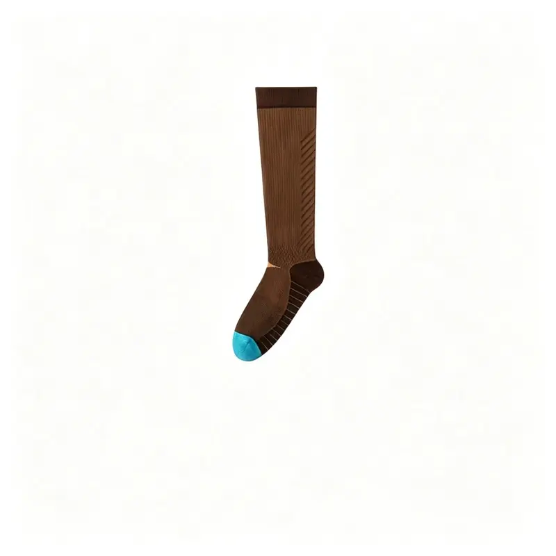 MISTYNE Travel Compression Socks — Style 10 in Brown