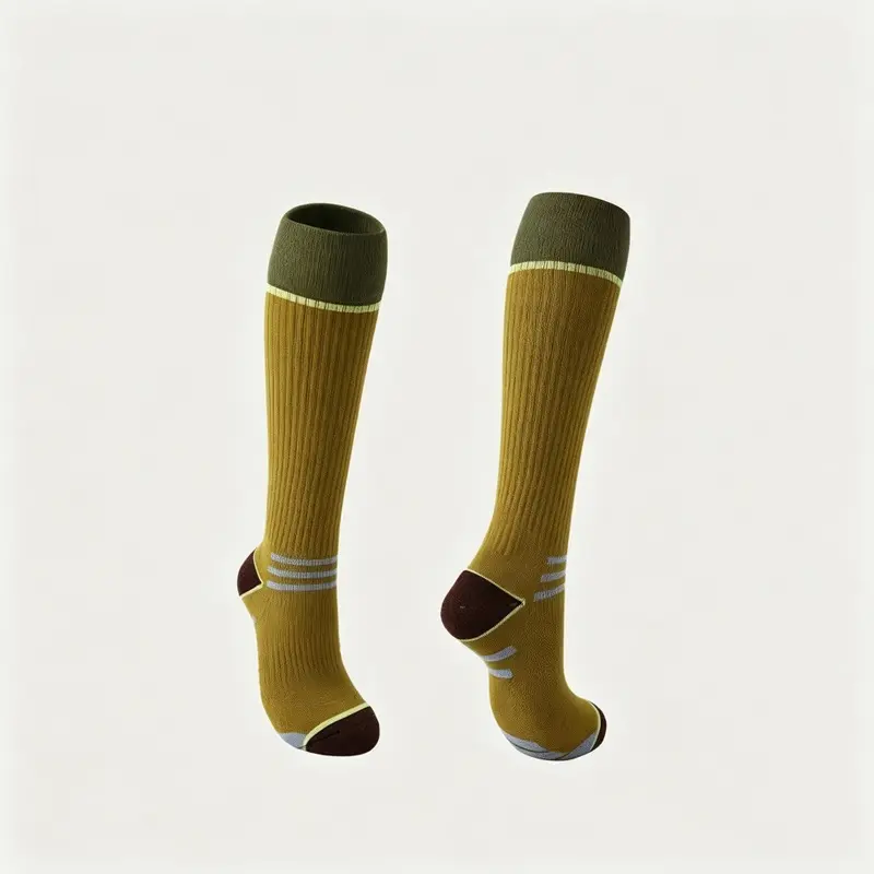 MISTYNE Daily Compression Socks — Style 06 in Olive 2