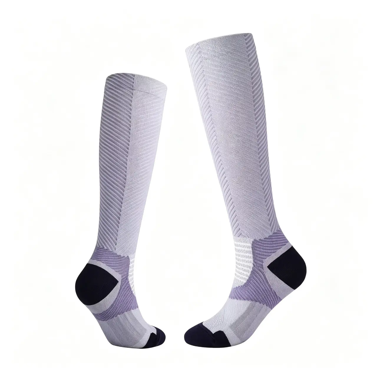 MISTYNE Recovery Compression Socks — Style 09 in Lavender