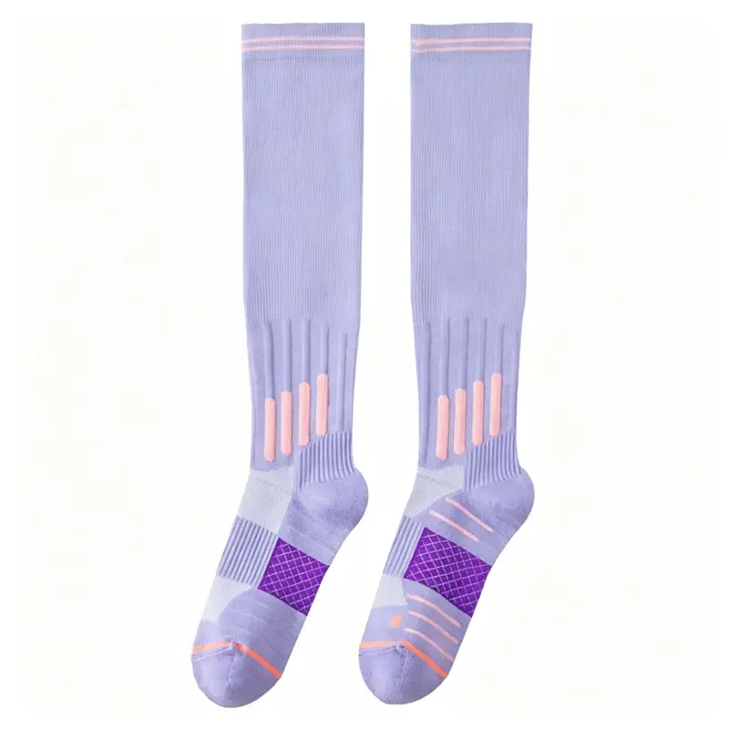 MISTYNE Studio Compression Socks — Style 06 in Lavender