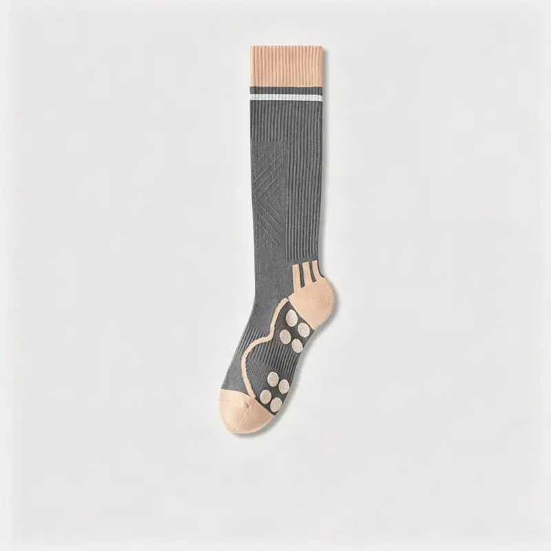 MISTYNE Travel Compression Socks — Style 09 in Dark Gray