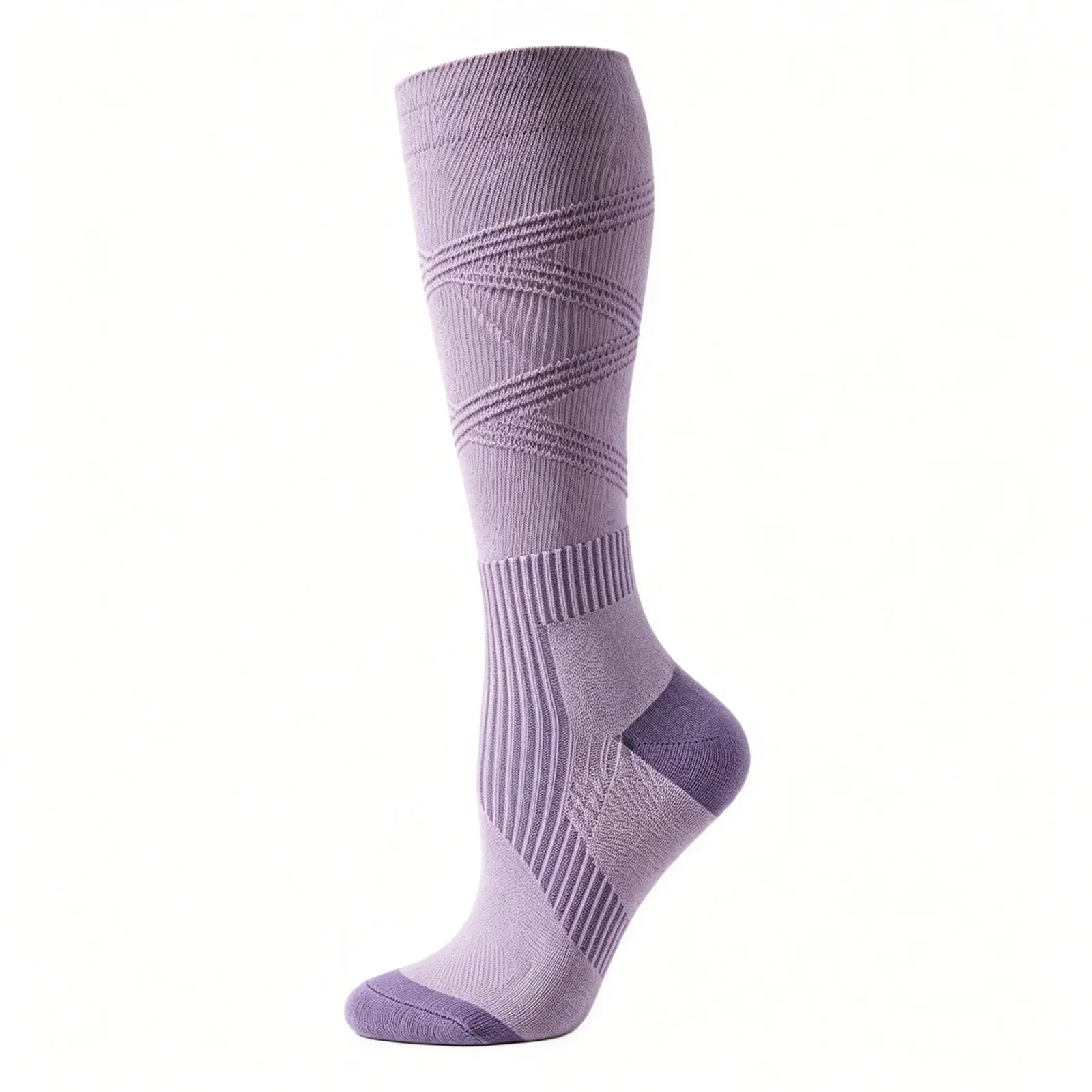 MISTYNE Studio Compression Socks — Style 02 in Purple