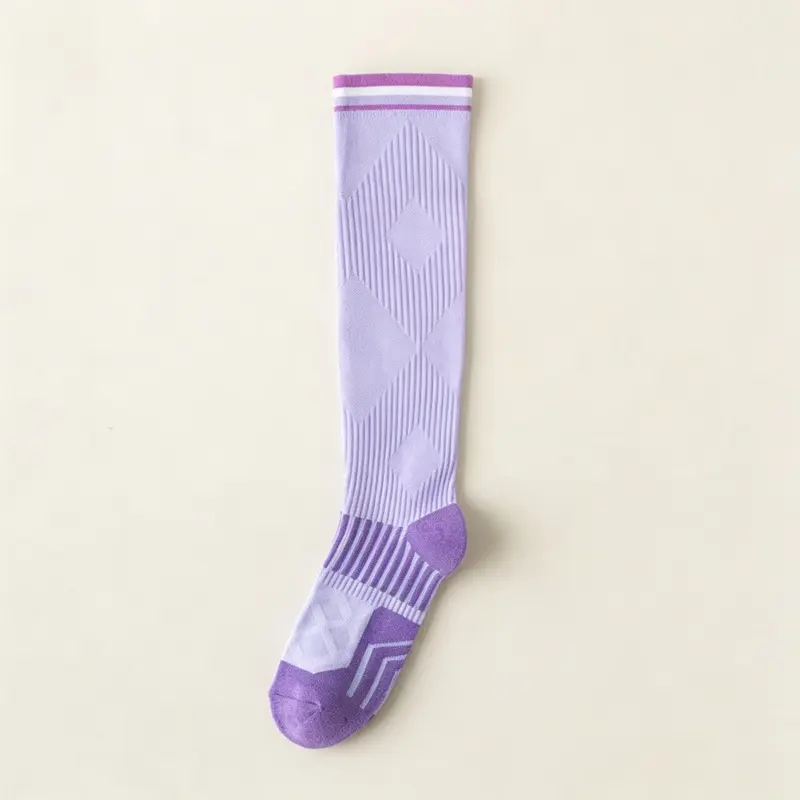 MISTYNE Recovery Compression Socks — Style 08 in Purple 2