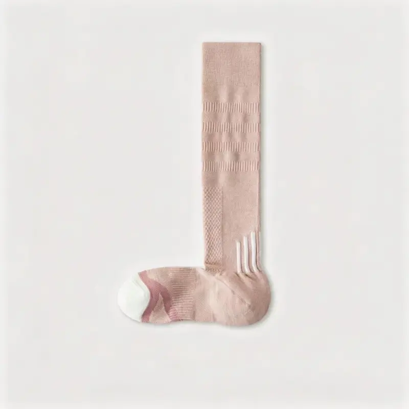 MISTYNE Travel Compression Socks — Style 06 in Pink