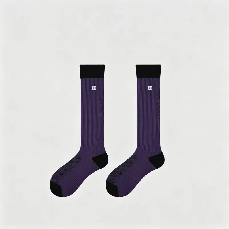 MISTYNE Daily Compression Socks — Style 06 in Purple 1