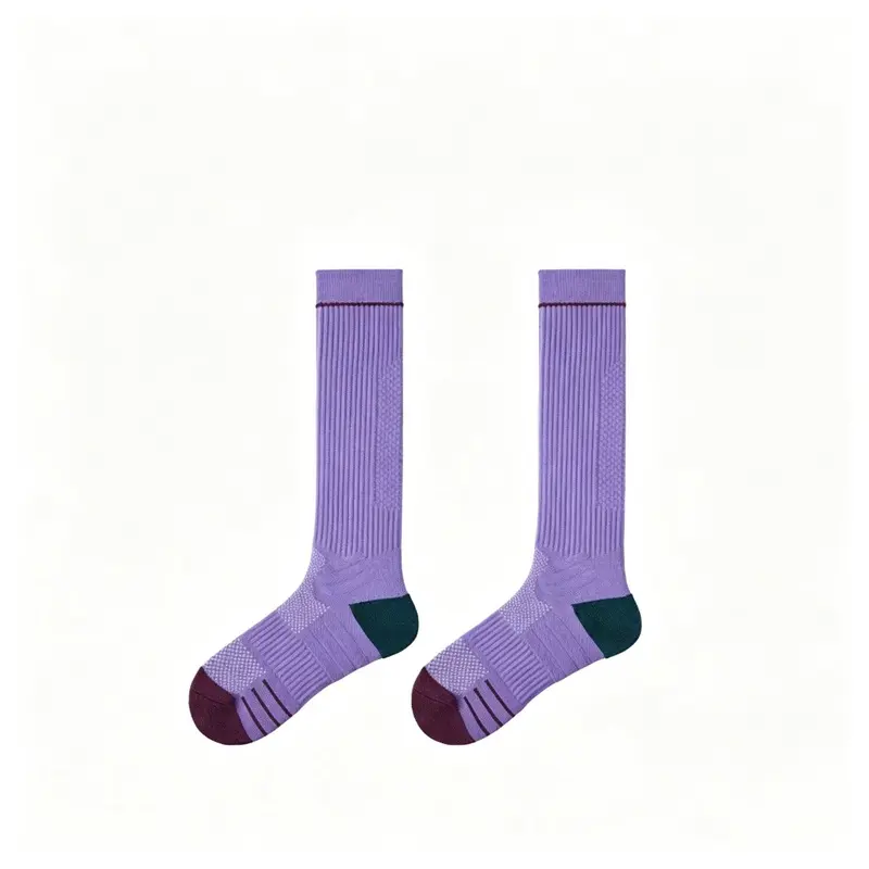 MISTYNE Daily Compression Socks — Style 06 in Purple 2
