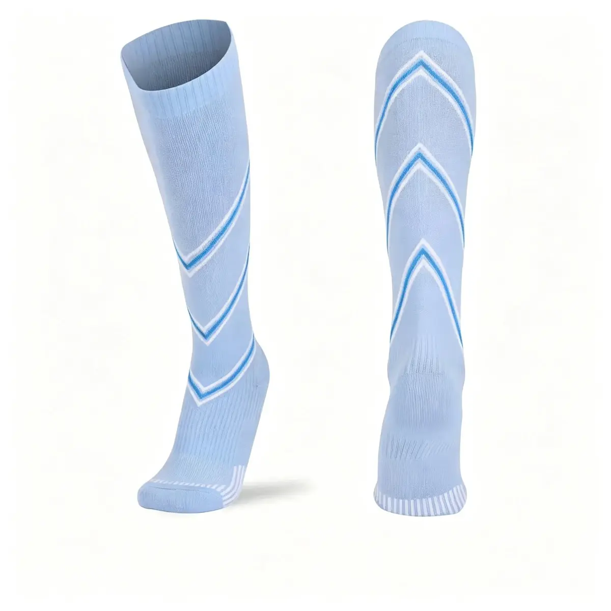 MISTYNE Recovery Compression Socks — Style 07 in Light Blue