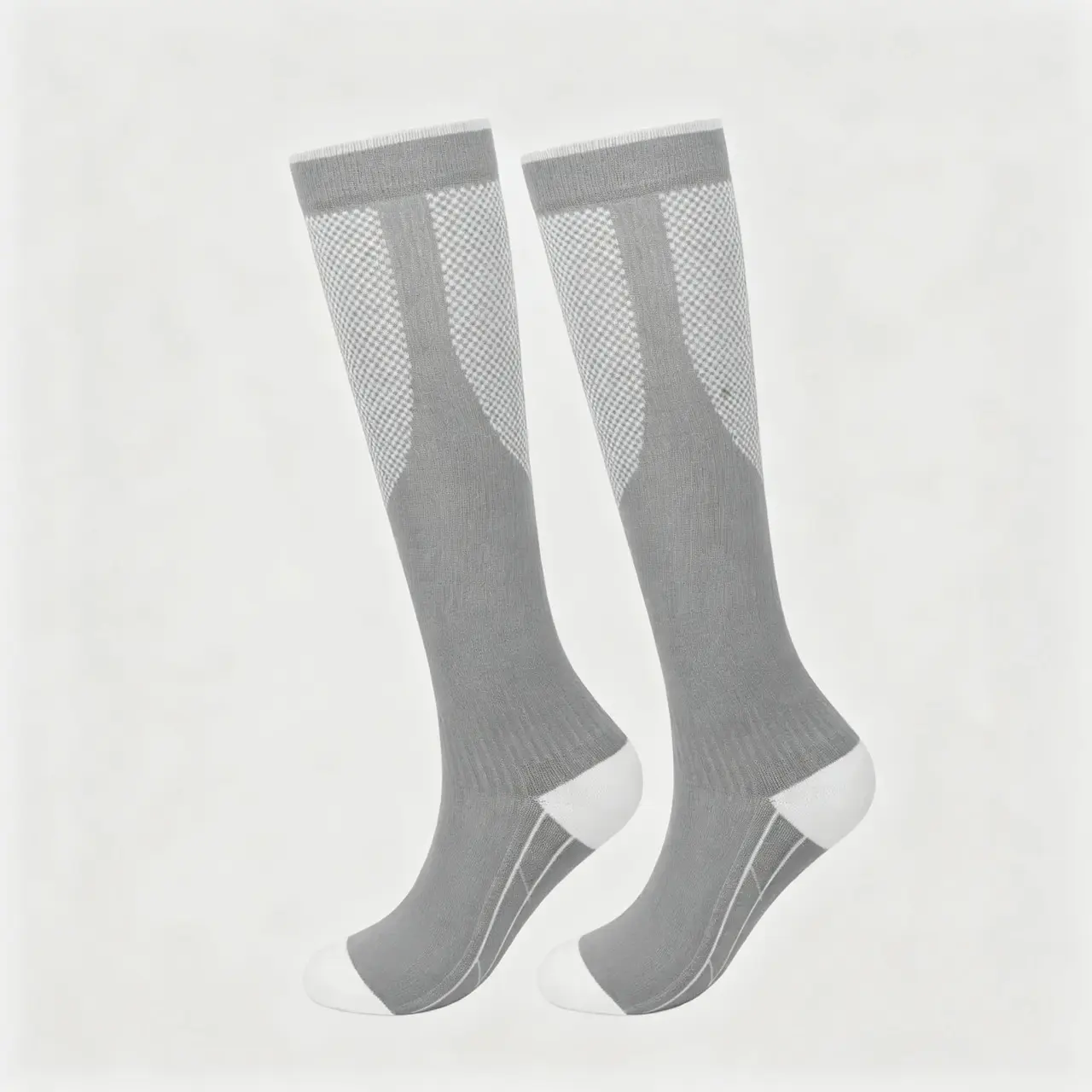 MISTYNE Studio Compression Socks — Style 04 in Gray