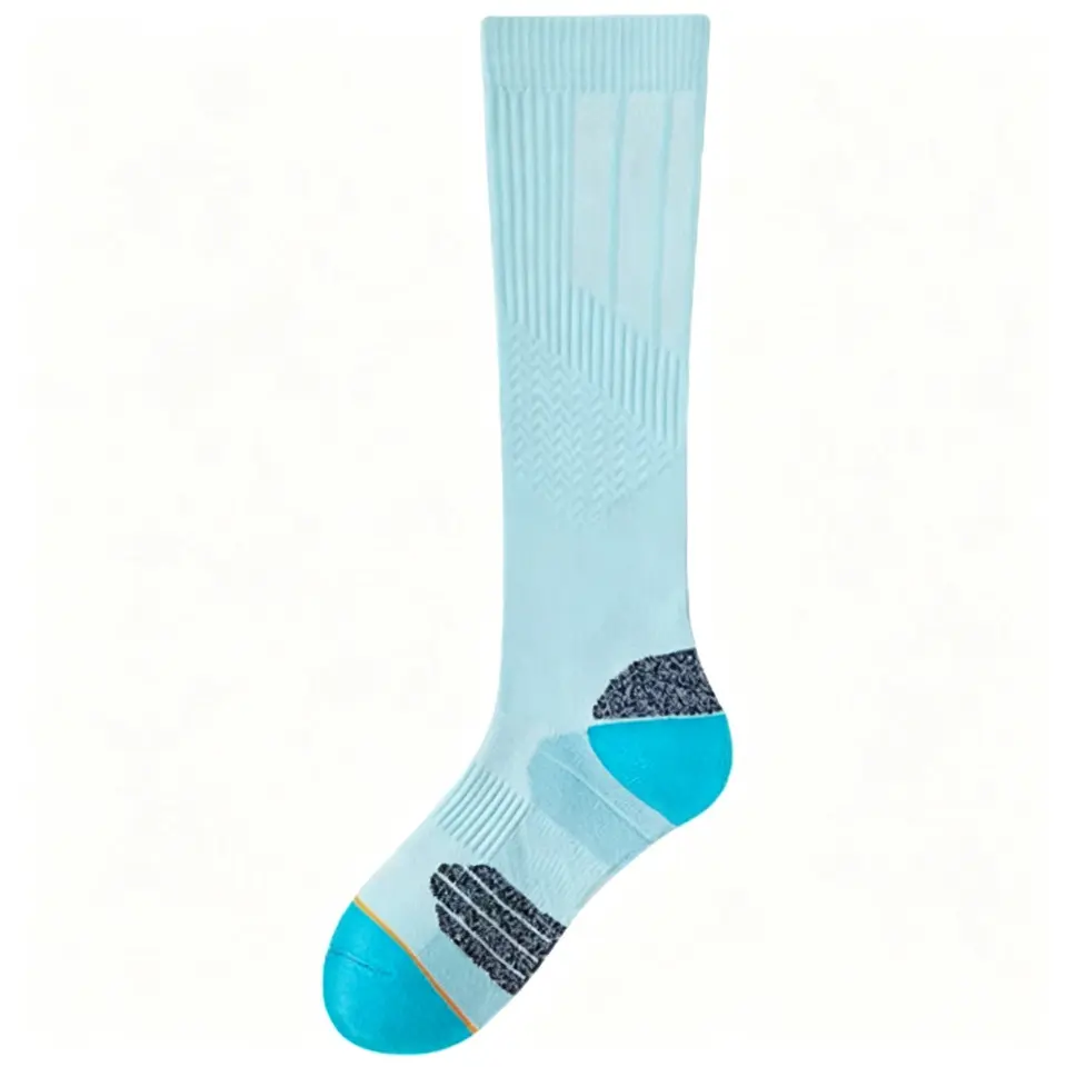 MISTYNE Recovery Compression Socks — Style 04 in Light Blue