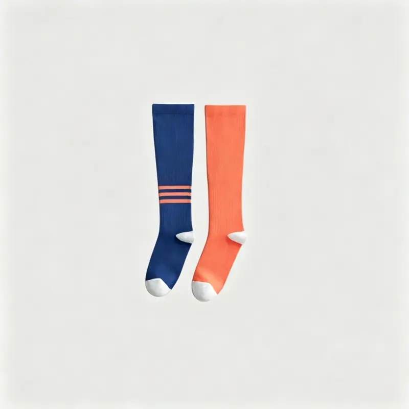MISTYNE Studio Compression Socks — Style 10 in Orange
