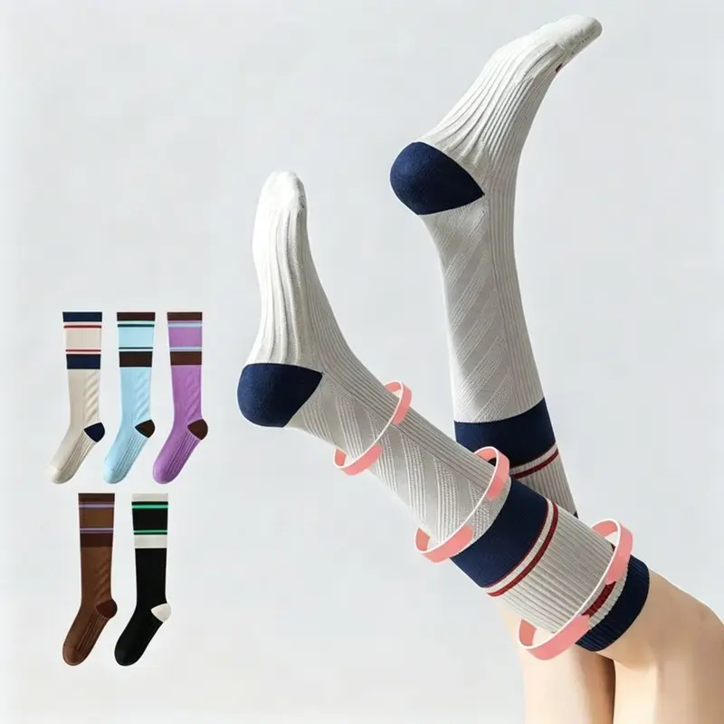 MISTYNE Travel Compression Socks — Style 07 product detail 9
