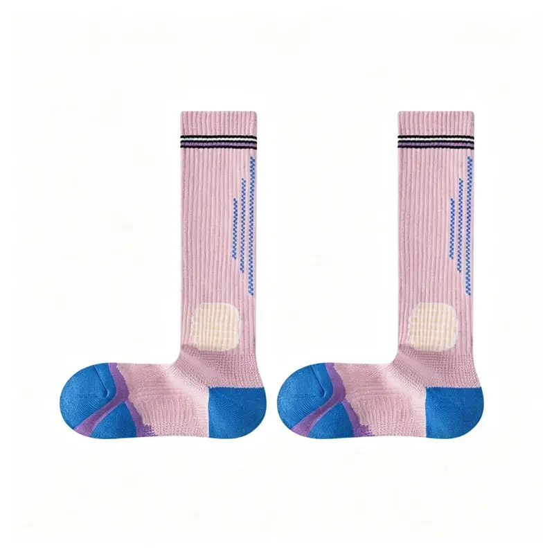 MISTYNE Studio Compression Socks — Style 09 in Pink 1