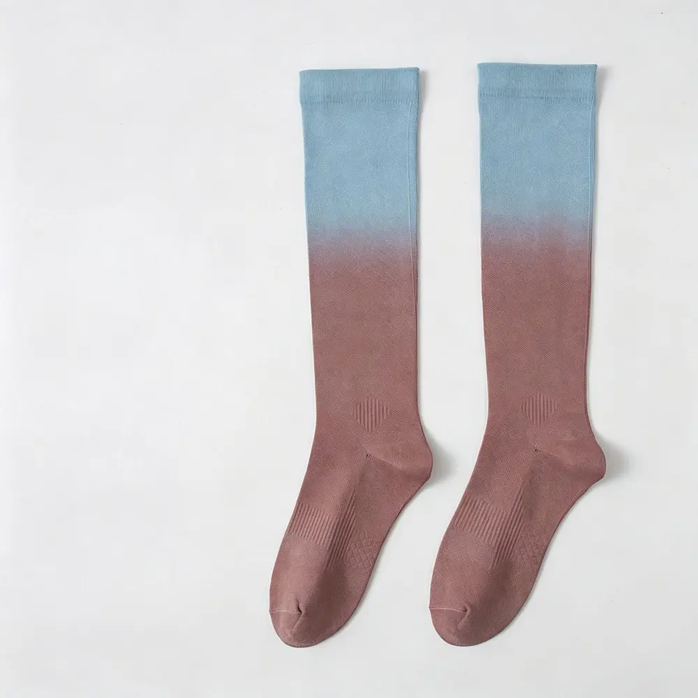 MISTYNE Recovery Compression Socks — Style 01 in Blue Brown 2
